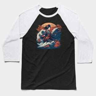 Geisha Sea Baseball T-Shirt